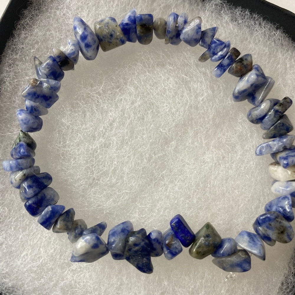🔷Sodalite Stretch Bracelet Handmade - Picture 2 of 2